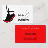 Cours de danse Carte de visite (Devant / Derrière)