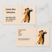 Cours de danse Carte de visite (Devant / Derrière)