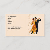 Cours de danse Carte de visite (Dos)