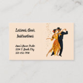 Cours de danse Carte de visite (Devant)