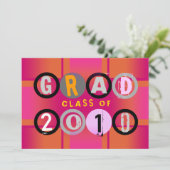 Cours De Diplôme De 2010 Invitation Cercle Orange (Debout devant)