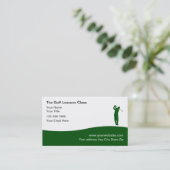 Cours de golf Cartes de visite de rendez-vous (Debout devant)