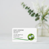 Cours de golf Cartes de visite instructeurs (Debout devant)