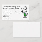 Cours de guitare Carte de visite Cool (Devant / Derrière)