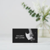 Cours de Guitare Carte de Visite Professeur de Mus (Debout devant)