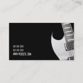 Cours de Guitare Carte de Visite Professeur de Mus (Dos)