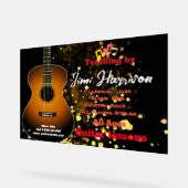 Cours de guitare moderne Black Horz Symbole acryli (Angle)