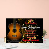 Cours de guitare moderne Black Horz Symbole acryli (Mariage)