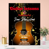 Cours de guitare signes acryliques Customisés (Mariage)