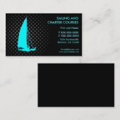 Cours de location de voile sur mesure cartes de vi (Devant / Derrière)