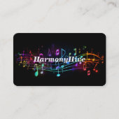 Cours de musique Carte de visite (Devant)