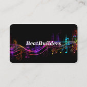 Cours de musique Carte de visite (Devant)