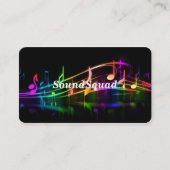 Cours de musique Carte de visite (Devant)