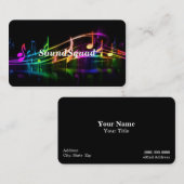 Cours de musique Carte de visite (Devant / Derrière)