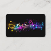 Cours de musique Carte de visite (Devant)