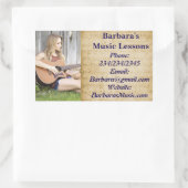 Cours de piano ou de violon de musique Stickers pr (Sac)