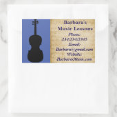 Cours de piano ou de violon de musique Stickers pr (Sac)