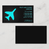 Cours de pilotage sur mesure cartes de visite (Devant / Derrière)