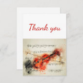 Cours de violon Merci Enseignant bénévole (Devant / Derrière)