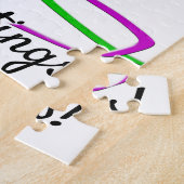 Cours d'eau colorés de Noël Puzzle (Côté)