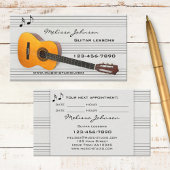 Cours d'enseignant de musique de guitare Carte de