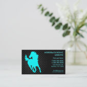 Cours d'équitation cartes de visite personnalisés (Debout devant)