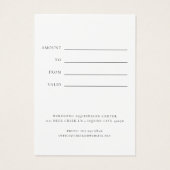 Cours d'équitation moderne Certificat cadeau (Dos)