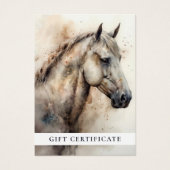 Cours d'équitation moderne Certificat cadeau (Devant)