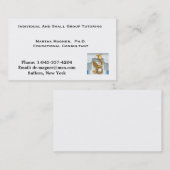 Cours particuliers de carte de visite (Devant / Derrière)