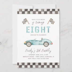 Course 8e anniversaire Invitation Invitation de