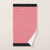 Course à cheval + Noir (Serviette à main)