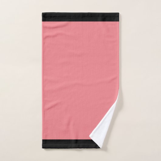 Course à cheval + Noir (Serviette à main)