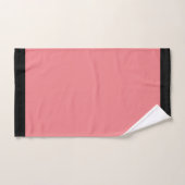 Course à cheval + Noir (Serviette à main)