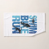 Course à vélo de natation - Triathlon Vintage (Serviette à main)