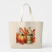 Course Automnal Edition Aquarelle Grote Tote Bag (Achterkant)