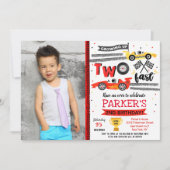 Course automobile Deux invitations rapides 2e anni (Devant)