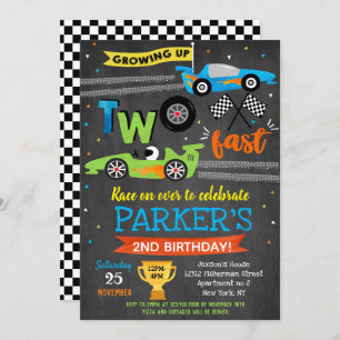 Course automobile Deux invitations rapides 2e anni