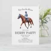 Course aux Roses Invitation à la fête du Kentucky (Debout devant)