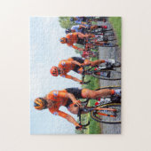 Course cycliste en Tour de France Jigsaw Puzzle (Vertical)