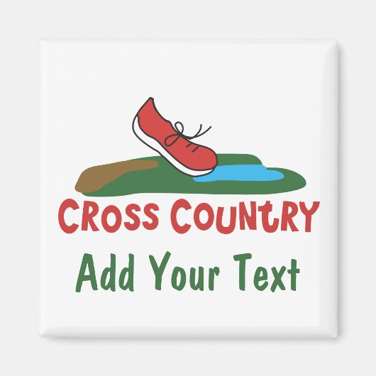 Course de chaussures de fond © Custom Magnet (Devant)