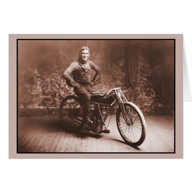 Course de moto : Winner 100 mi. race, Norton KS (Devant Horizontal)