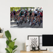 Course de vélo 36 x 24 Poster (Bureau à domicile)