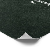 Course de vélo de natation Triathlon Chalk Poster (Coin)