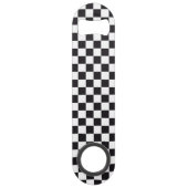 Course de voiture / Motif d'échecs + votre backgr. (Dos)