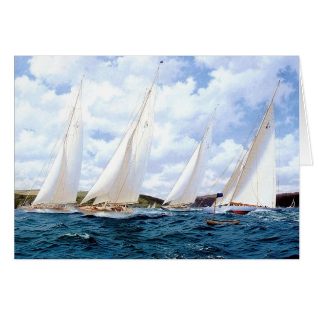 Course de yacht (Devant horizontal)