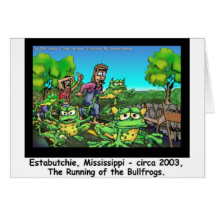 Course Des Grenouilles Taureaux Cadeaux Drôles/Obj