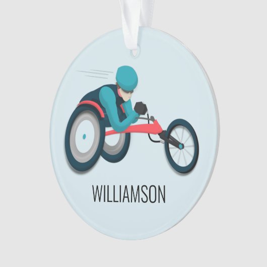 Course en fauteuil roulant (devant)