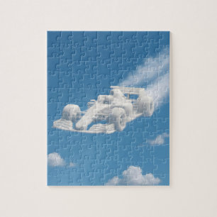 Courseur de nuages surréaliste, puzzle de
