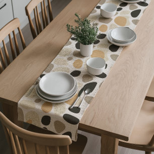Court Chemin de galets Runner de table scandinave