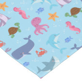 Court Chemin de table Animaux de mer (Coin)